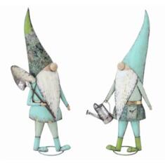 Lot de 2 figurines Lutins en métal H. 71 cm