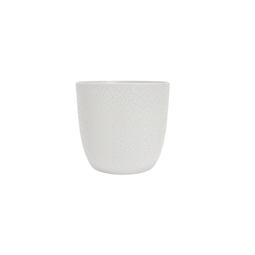 Cache-pot d’intérieur Rond OPALE Ø 15,5 cm – 2,1 L - Blanc Ivoire