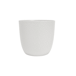 Cache-pot d’intérieur Rond OPALE Ø 22 cm – 6,1 L - Blanc Ivoire