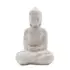 Statuette bouddha en ciment H. 22,5 cm - Gris