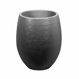 Pot EGG GRAPHIT Ø 50 cm - 53L - Gris Anthracite