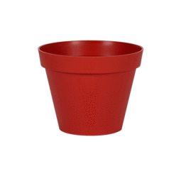 Pot Rond TOSCANE Ø 40 cm - 23 L - Rouge Rubis