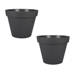 Lot de 2 Pots Ronds TOSCANE Ø 60 cm – 76 L