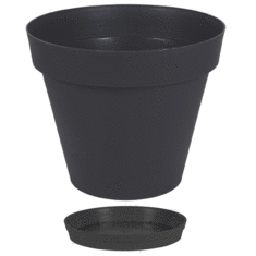 Pot Rond TOSCANE Ø 80 cm avec soucoupe – 170 L