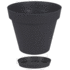 Pot Rond TOSCANE Ø 80 cm avec soucoupe – 170 L