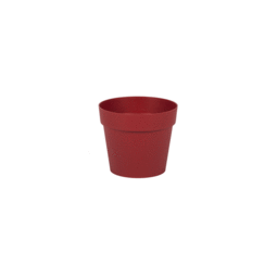 Pot Rond TOSCANE Ø 13 cm - 1,1 L - Rouge Rubis