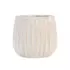Cache-pot en céramique émaillée HOLLY Ø 23 cm - 8,72 L - Blanc