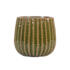 Cache-pot en céramique émaillée HOLLY Ø 19 cm - 4,96 L - Vert Mousse