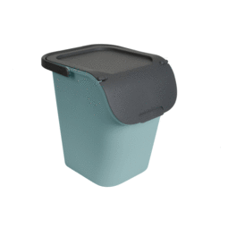 Poubelle de tri TRIHOME - 40 L - Vert Eucalyptus