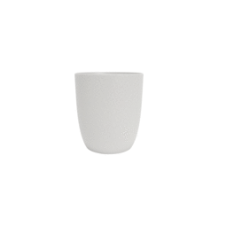 Cache-pot d’intérieur Rond OPALE Ø 12,5 cm spécial orchidées – 1,3 L - Blanc Ivoire