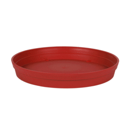 Soucoupe Ronde TOSCANE Ø 34,5 cm pour Pot TOSCANE Ø 50 cm - Rouge Rubis