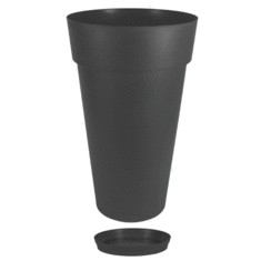 Vase Rond Haut TOSCANE XXL avec soucoupe - 90 L