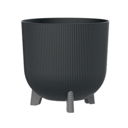 Cache-pot à pieds IRIS Ø 30 cm – 15 L - Noir