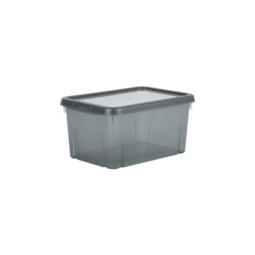 Lot de 3 boites de rangement FUNNY BOX - 4 L - Gris Acidulé