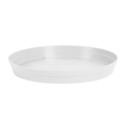 Soucoupe Ronde TOSCANE Ø 34,5 cm pour Pot TOSCANE Ø 50 cm - Blanc