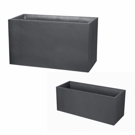 Lot de 1 Jardinière Muret VOLCANIA et 1 Jardinière VOLCANIA – 116L & 98L