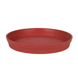 Soucoupe Ronde TOSCANE Ø 40,5 cm pour Pot TOSCANE Ø 60 cm - Rouge Rubis