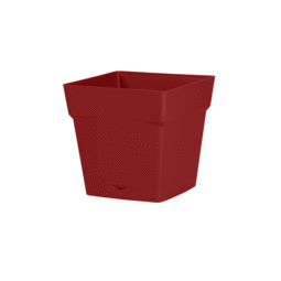 Pot Carré TOSCANE 25 cm - 10,2 L - Rouge Rubis