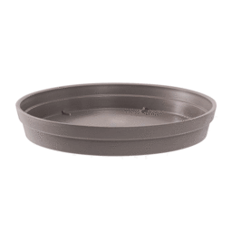 Soucoupe Ronde TOSCANE Ø 18,5 cm pour Pot TOSCANE Ø 25 cm - Taupe