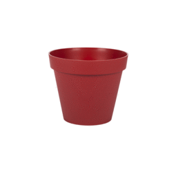 Pot Rond TOSCANE Ø 25 cm - 6 L - Rouge Rubis