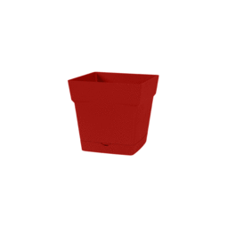 Pot Carré TOSCANE 17 cm - 3,4 L - Rouge Rubis