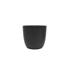 Cache-pot d’intérieur Rond OPALE Ø 13,7 cm – 1,4 L - Noir