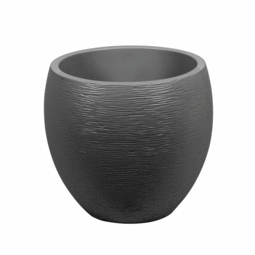 Pot EGG GRAPHIT Ø 50 cm - 46 L - Gris Anthracite