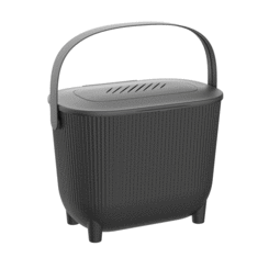 Poubelle à compost avec filtre – 10 L - Noir