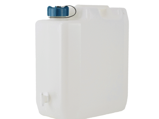 EDA Bidon à Mazout 11 L – Arrosoir Noir Avec Filtre & Couvercle – 2 Poignées – Idéal Caravane & Chauffage