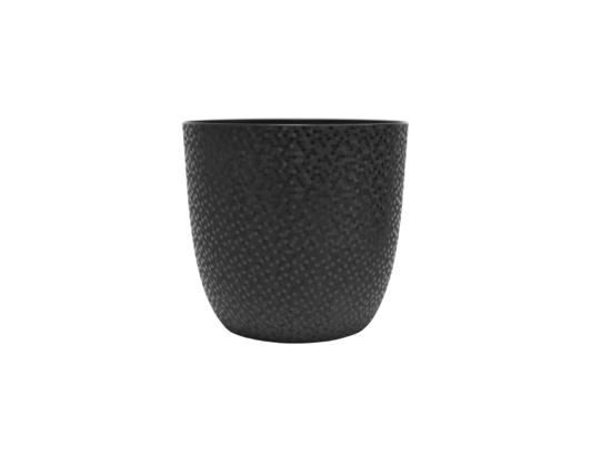 Coprivaso in plastica Groove 28,5 cm bianco | OBI