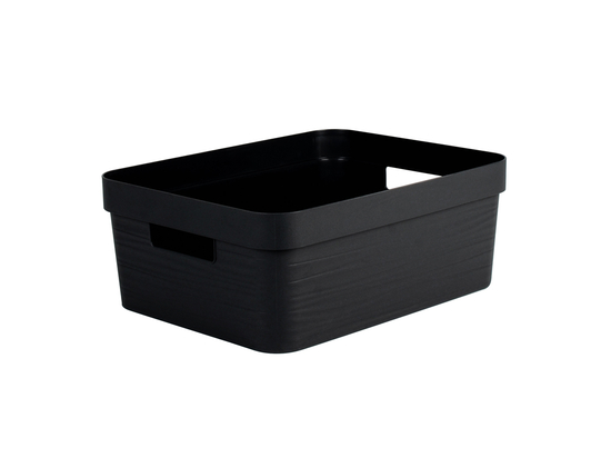 EDA Malle De Rangement TRAFIC Avec Roulettes 85L - Noire 10189 - Idéal Jardin Et Maison